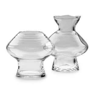 GOMMAIRE - CLEAR GLASS - VASE OPIUM