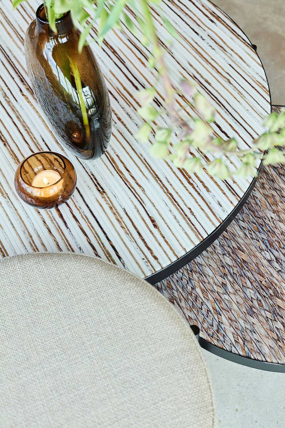 DURAN INTERIORS - LUCCA ROUND SIDE TABLE
